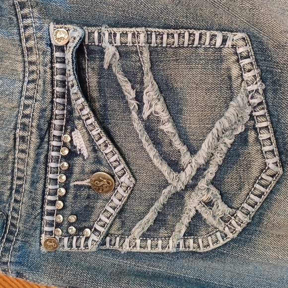 Lamasini Blue Denim Jeans - Picture 12 of 12